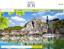Tablet Screenshot of belgium101.com